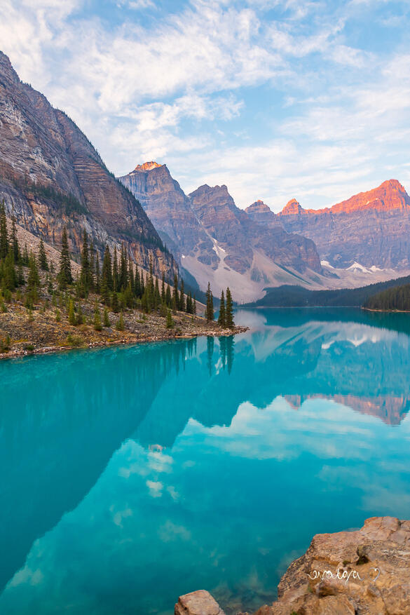 Perfect Reflection of Moraine Lake