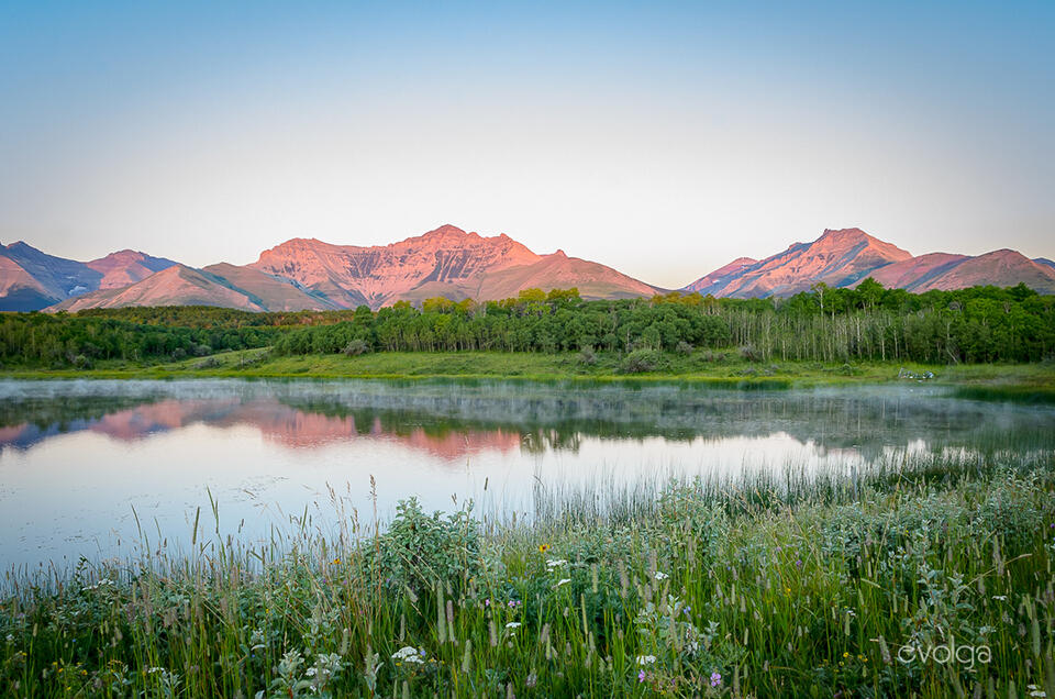 Turner Valley at Sunrise