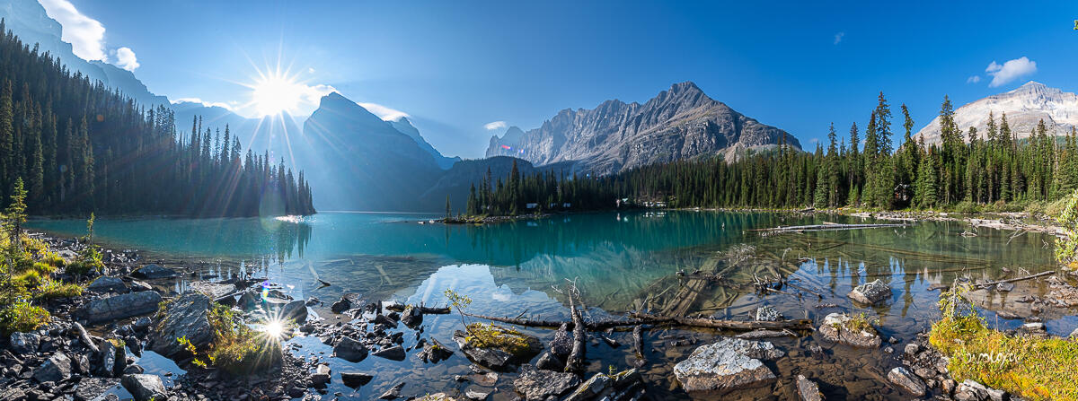 Panorama of Lake O'Hara
