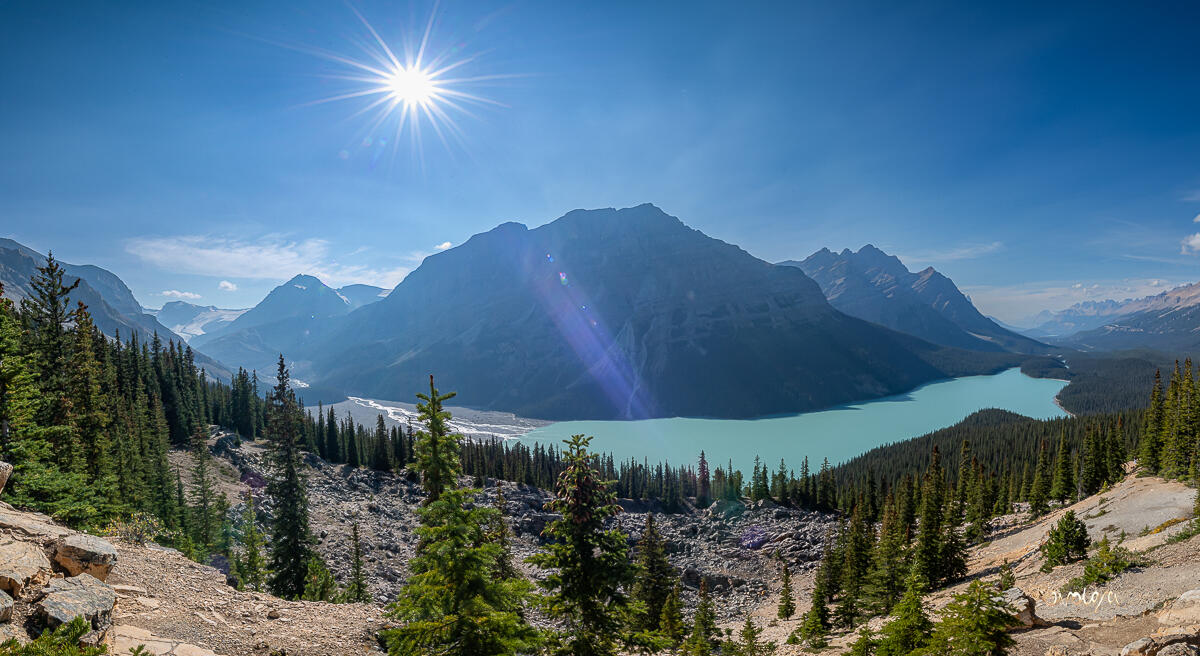 Panorama of Peyton Lake