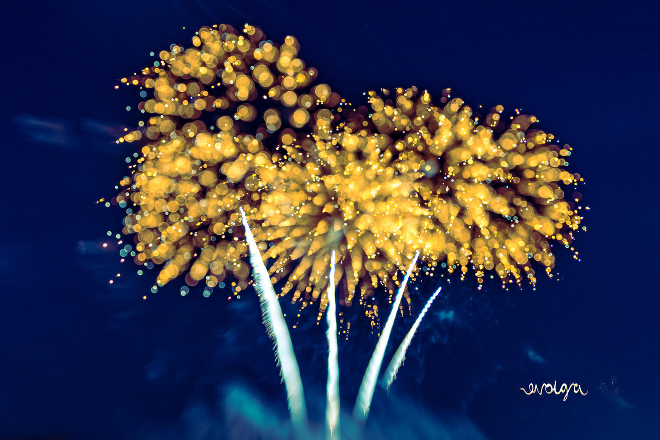 Fireworks of Globalfest in Calgary