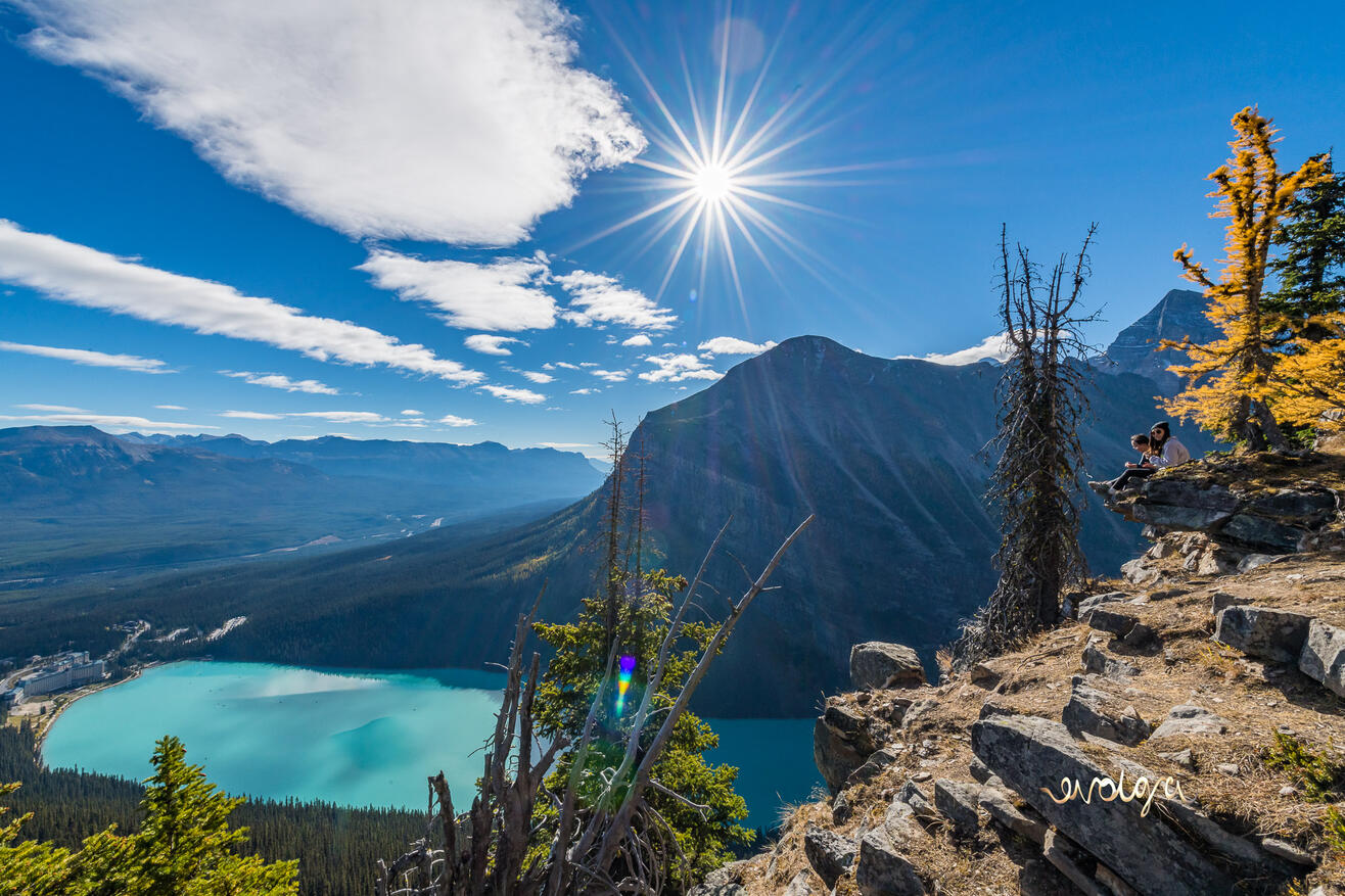 View of Lake Louise from Big Beehive